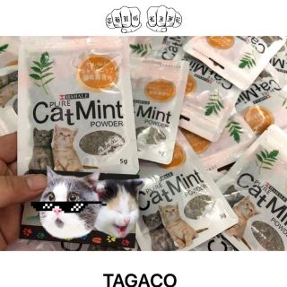 cỏ bạc hà cho mèo dang gói 5g