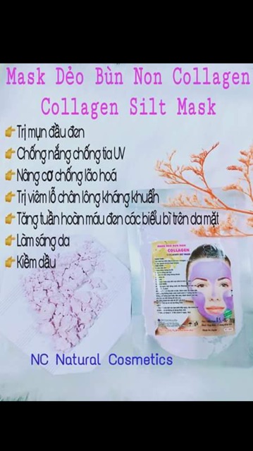 Mask dẻo  bùn non collagen