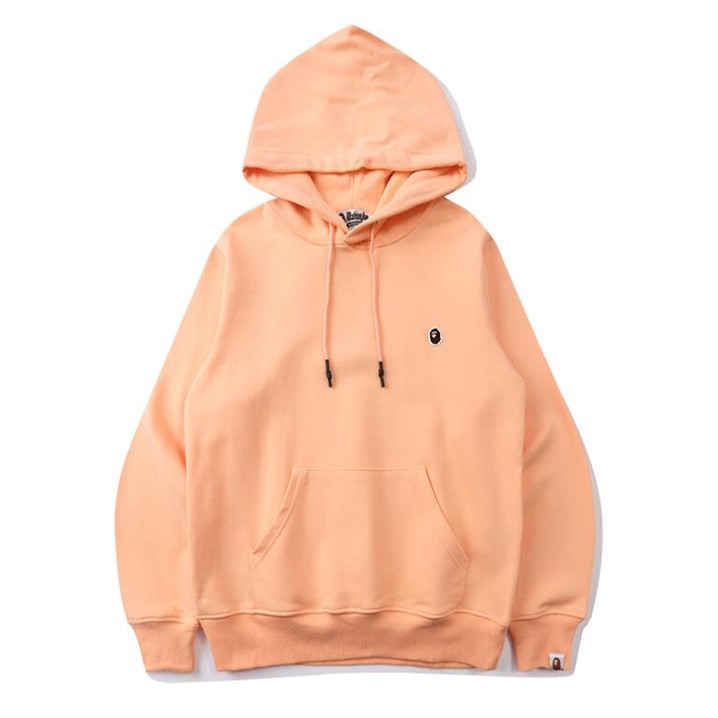 Áo hoodie cotton thêu BAPE thời trang
