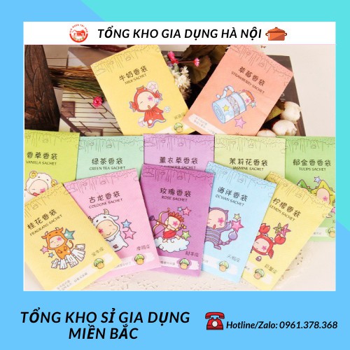 Túi Thơm Mini 12 Cung Hoàng Đạo Chống Mốc Để Tủ Quần Áo