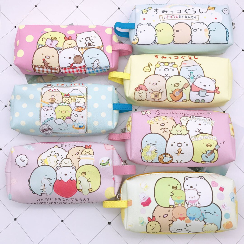 Túi Đựng Bút Cỡ Lớn In Hoạt Hình Sumikko Gurashi Kiểu Nhật Bản Dễ Thương