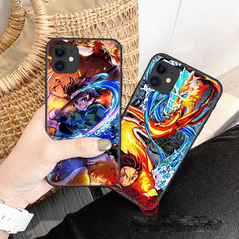 Ốp điện thoại TPU mềm 3GUY in hình Anime Demon Slayer cho Samsung A5 A6 2018 A7 A8 Plus 2018 A9 A01 EU A02 M02 A02S
