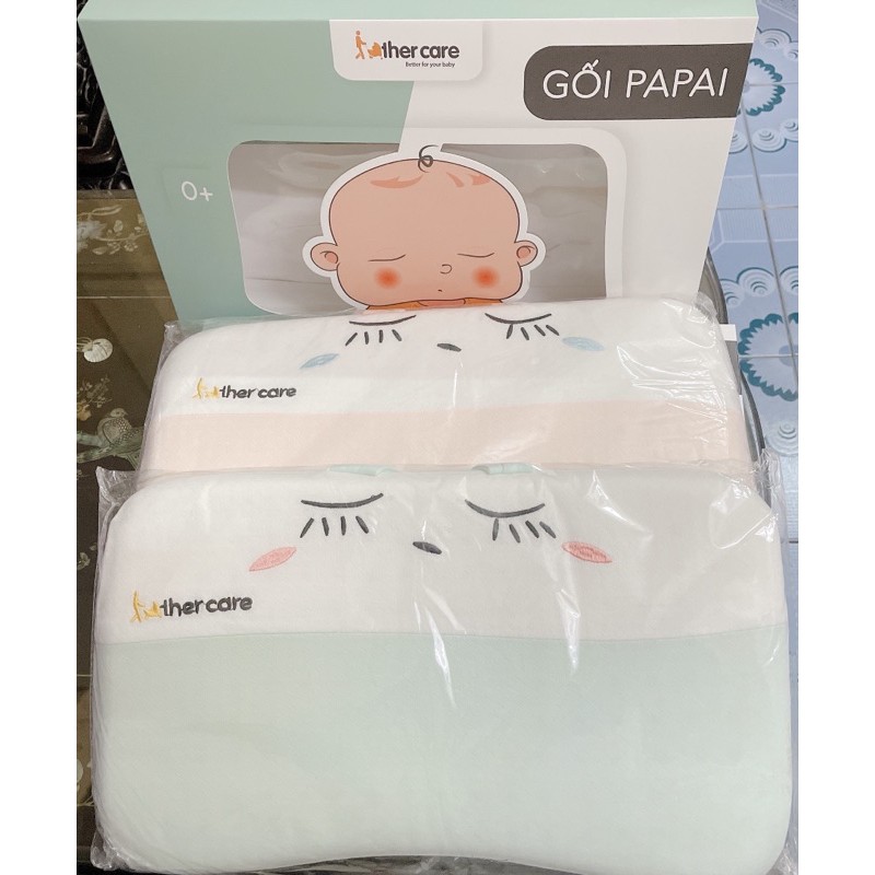 Gối cao su non Papai của Fathercare chống bẹt đầu (có ảnh thật 40*20cm)