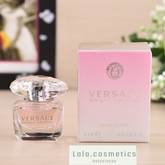 Nước Hoa Mini nữ chính hãng Versace Bright Crystal 5ml