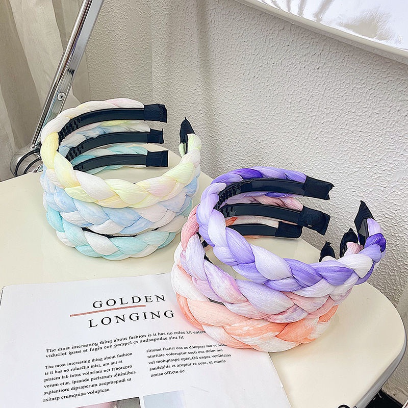 Băng Đô Cài Tóc Dạng Xoắn Phong Cách Hàn Quốc Cổ Điển Thời Trang Xuân Hè Chất Lượng Cao Cho Nữ