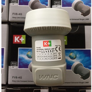 Kim thu LNB K+ Bộ khuyếch đại và dịch tần thấp (Universal Single LNBF)