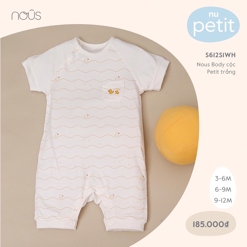 (MẪU MỚI) Nous Body cộc đùi Petit cho bé 3M-9M