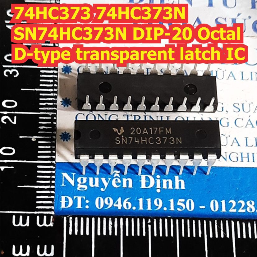 5 con 74HC373 74HC373N SN74HC373N HD74HC373P DIP-20 Octal D-type transparent latch IC dịch và chốt DIP-20 kde3765
