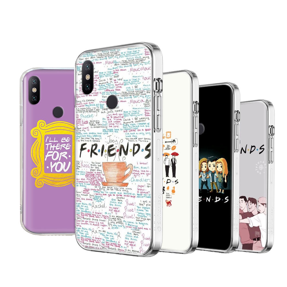 Ốp lưng trong suốt mềm WI-51 Friends TV Tương thích với ASUS ZenFone Max 4 Selfie Pegasus 4S Plus Li