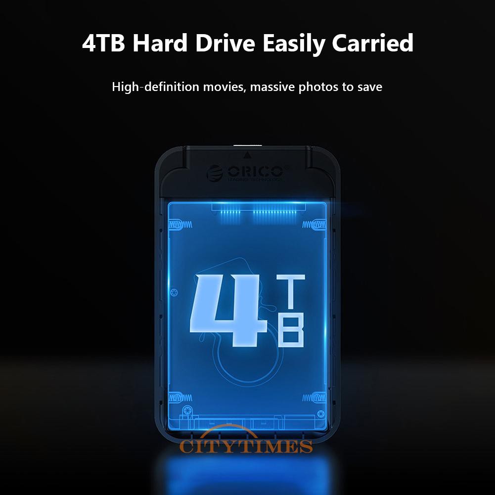Hộp Đựng Ổ Cứng Ngoài Orico 2520c3 Type-C Hdd Ssd 4tb 2.5 Inch Sata | BigBuy360 - bigbuy360.vn