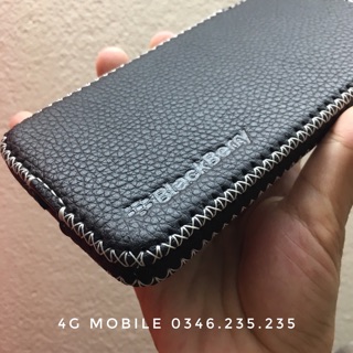 Bao da khâu tay blackberry keyone