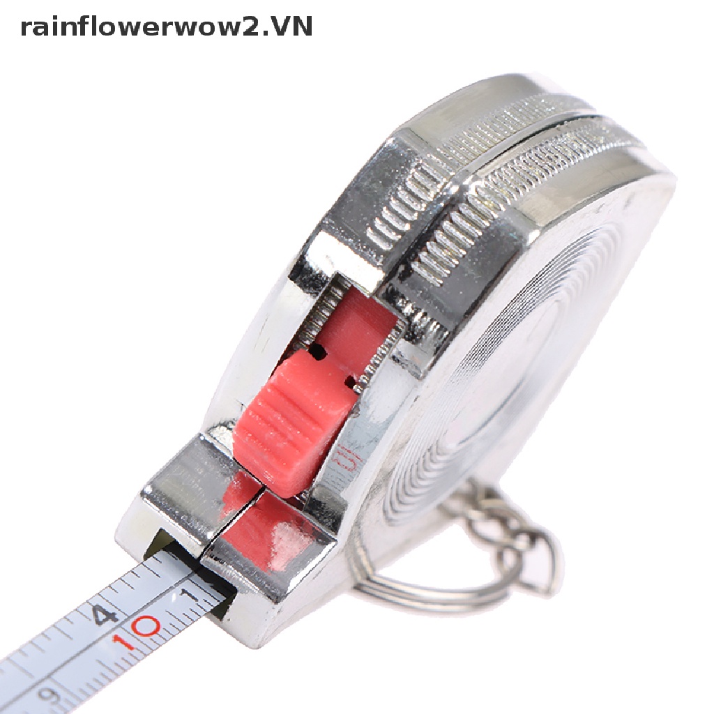 Móc Khóa Có Thước Dây Rút 1M / 3ft Bằng Thép Không Gỉ Tiện Dụng