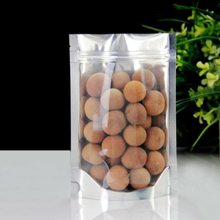 Hàng sẵn - 1KG TÚI ZIP BẠC( TÚI ZIPPER ĐÁY ĐỨNG, TÚI TRÀ SỮA)