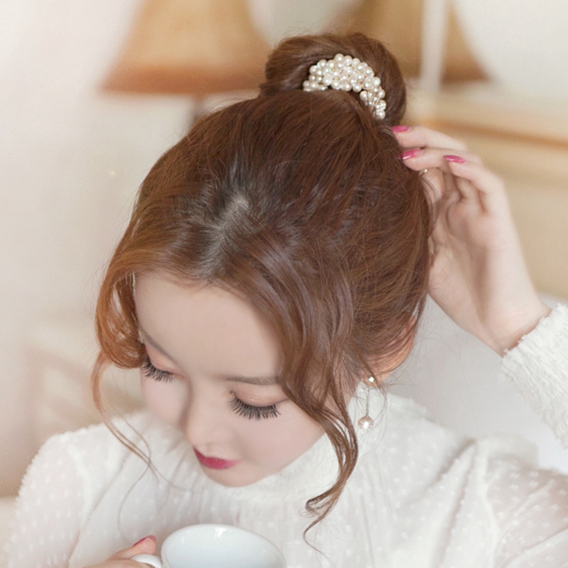 Dây buộc tóc ngọc trai xinh xắn cho nữ