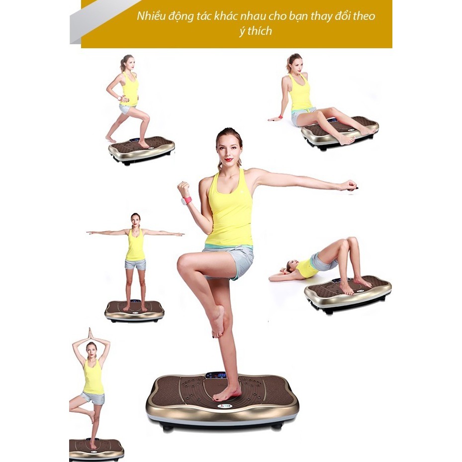 Máy rung toàn thân, massage giảm béo, tăng cường sức khỏe