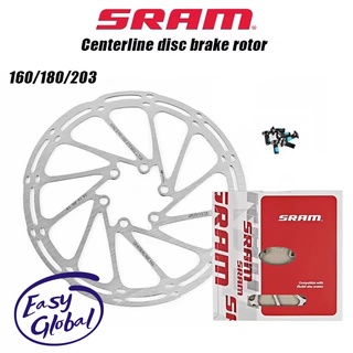 Sram phanh xe đạp rotor 2pcs 160mm 180mm 203mm xe đạp trung tâm phanh đĩa rotor phanh thủy lực không gỉ phanh đĩa rotor đĩa mtb part