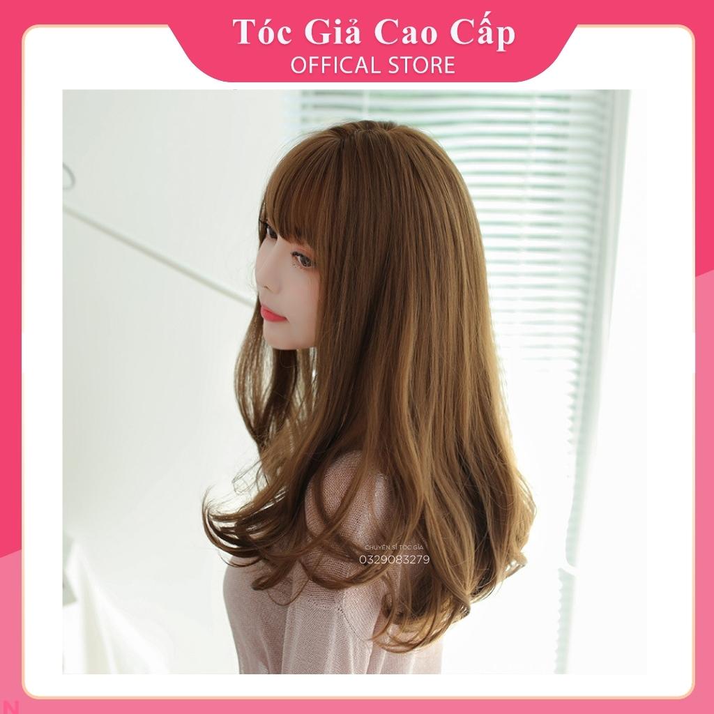 Tóc nguyên đầu xoăn 40cm