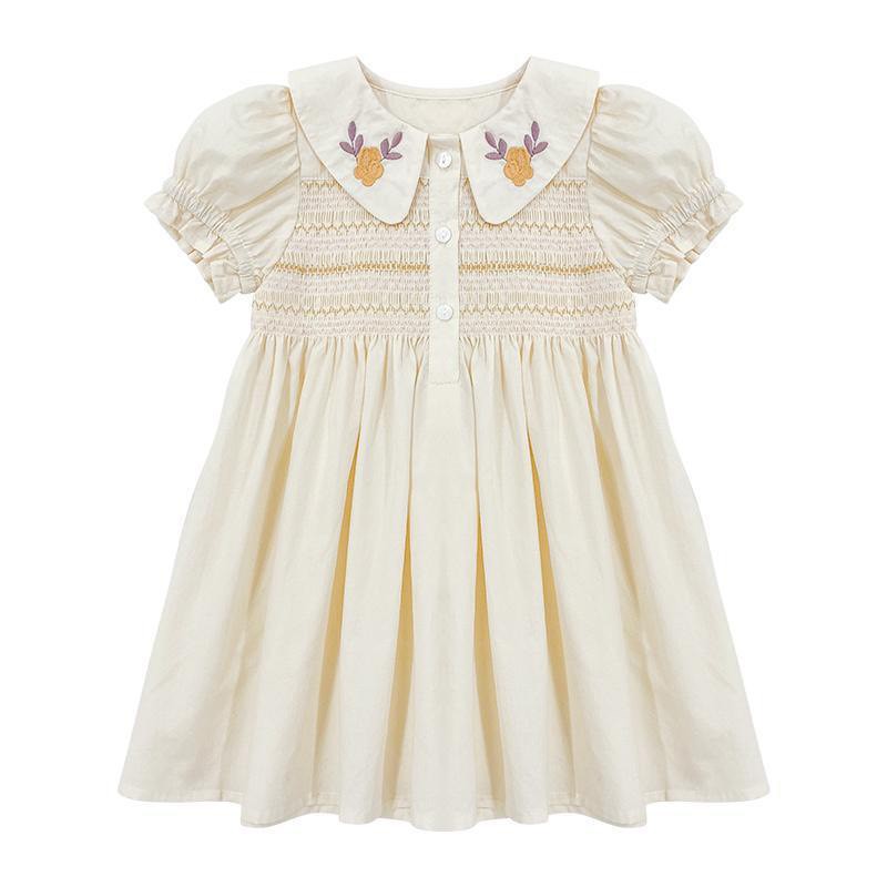 Váy Smock ngực thuê hoa cao cấp💖HÀNG CHUẨN ORDER💖Váy đầm cho bé