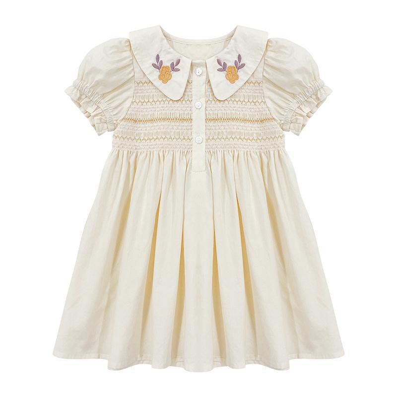 Váy Smock ngực thuê hoa cao cấp💖HÀNG CHUẨN ORDER💖Váy đầm cho bé