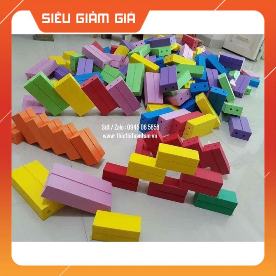 Gạch mút xốp nhiều màu an toàn cho bé