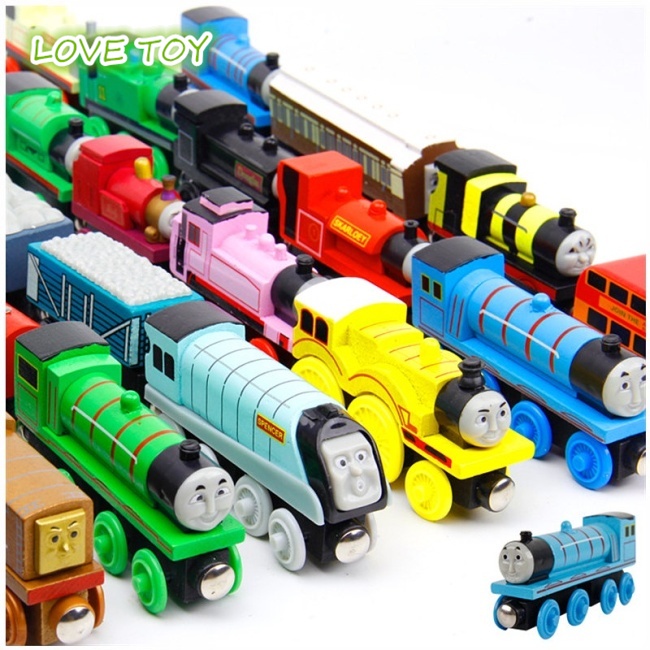 Nkodok Thomas And Friends Train Track Set Toy James Duke Petcy Henry Alloy Trains Carriage Wooden Alloy Magnetic Model