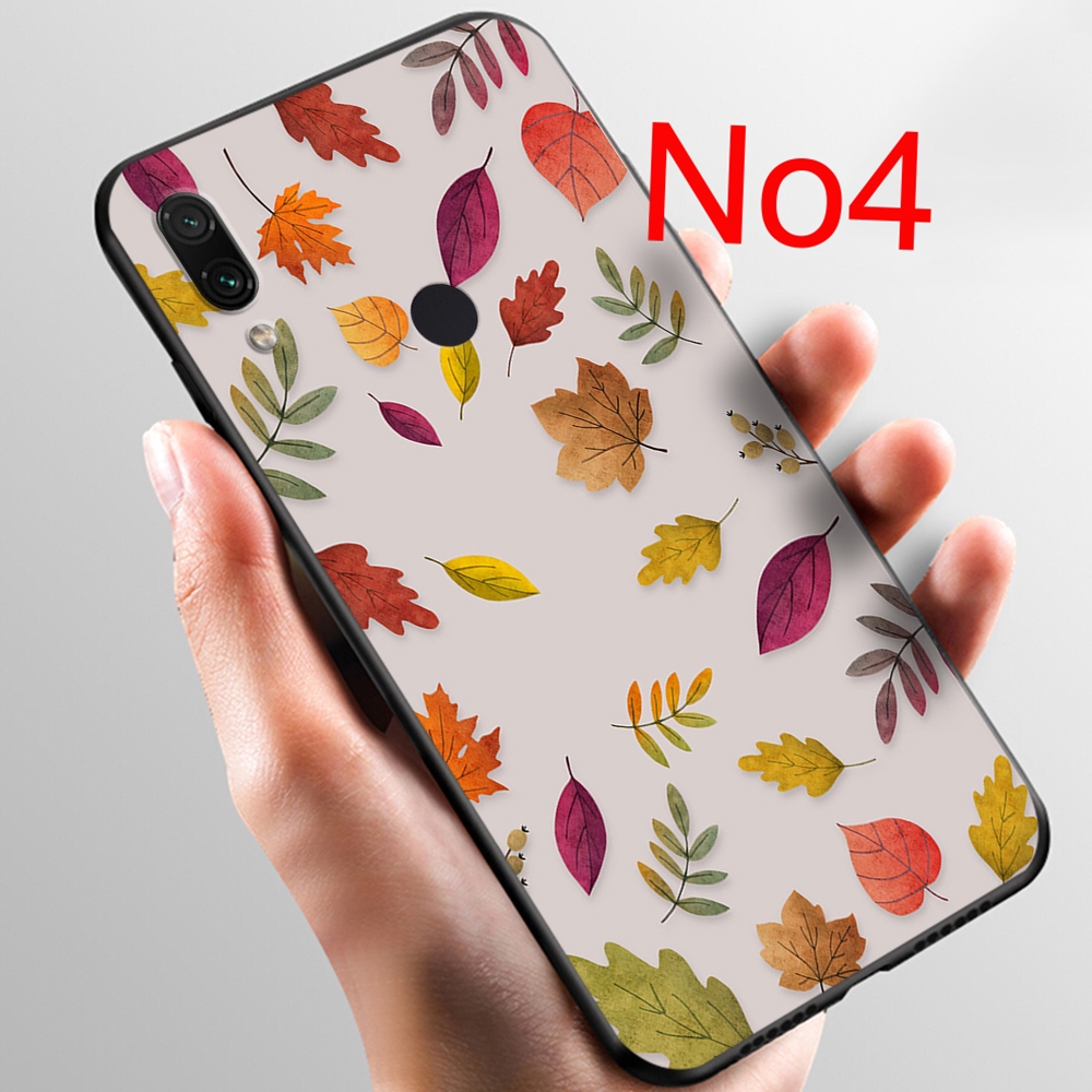 Ốp Điện Thoại Silicon Mềm Họa Tiết Hoa Mùa Thu 9no Cho Xiaomi Redmi 7 6 Note 7 6 K20 Pro 6a