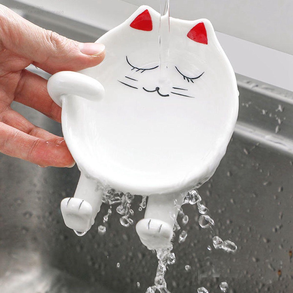 Giá Đỡ Muỗng Bằng Sứ Họa Tiết Hoạt Hình Tiện Dụng Cho Nhà Bếp