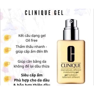 Kem dưỡng ẩm Clinique Dramatically Different Moisturizing Gel
