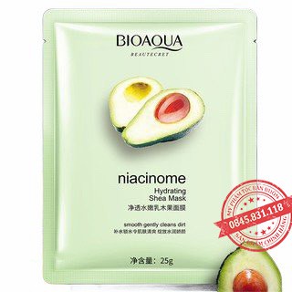 Mặt nạ Bioaqua Quả Bơ làm trắng, giúp săn chắc, đàn hồi da Bioaqua hàng  nội  địa  chính  hãng  CS41