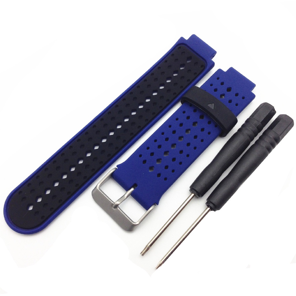Dây thay thế đồng hồ đeo tay silicone nhiều màu sắc cao cấp thích hợp cho Garmin Forerunner 235 230 220 620 630 735