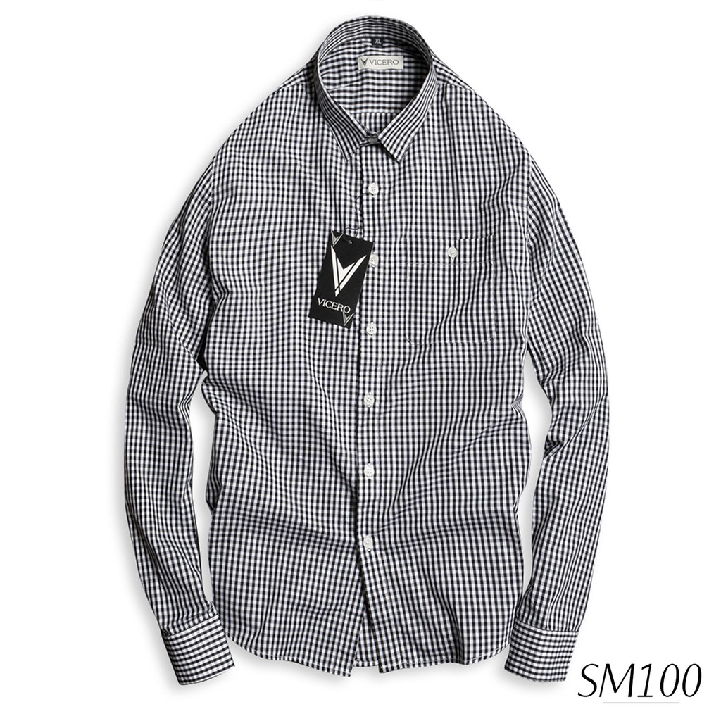 [Mã FAMALLT5 giảm 15% đơn 150K] Áo Sơ Mi Nam Cao Cấp kẻ Caro Thời Trang Nam VICERO | BigBuy360 - bigbuy360.vn