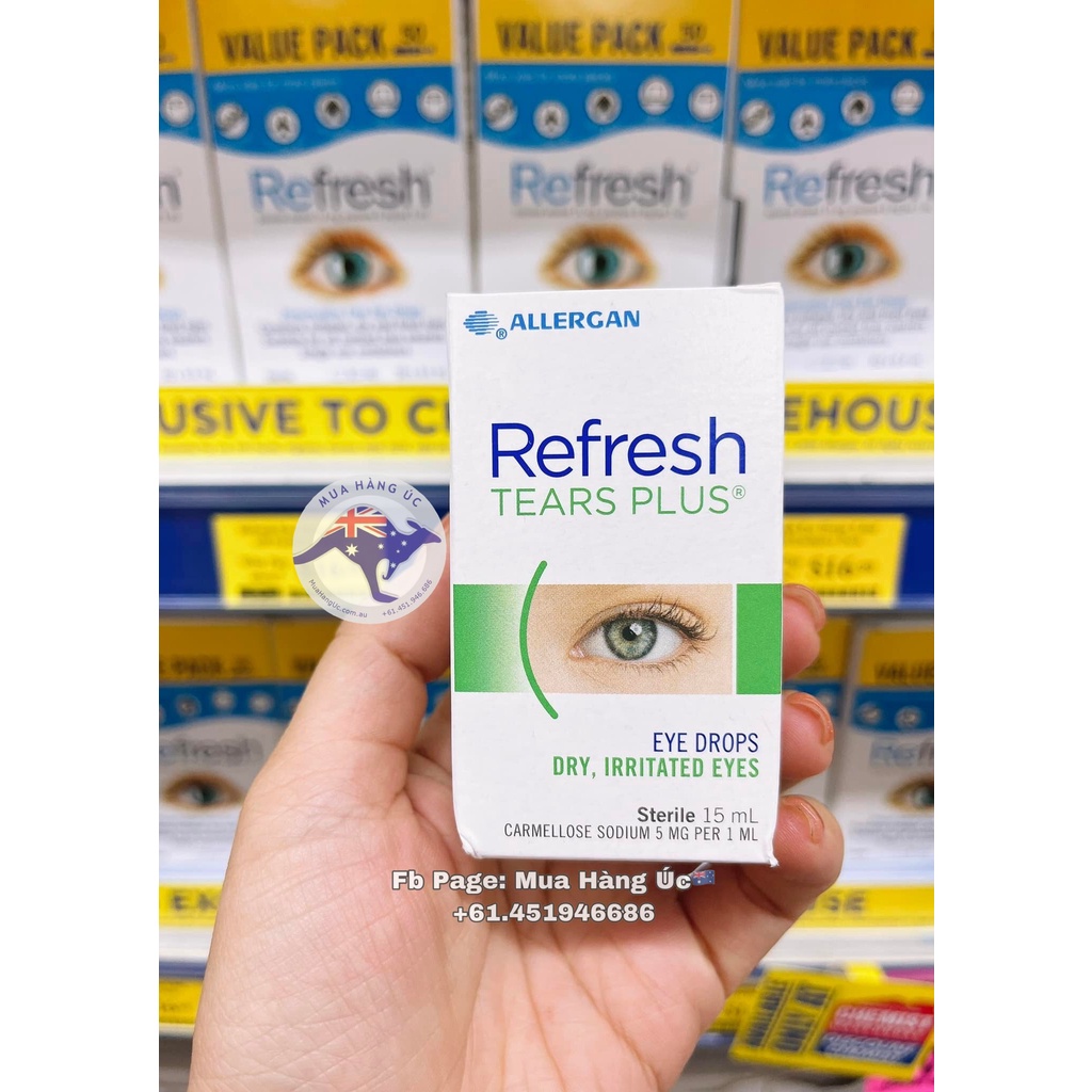 nhỏ mắt Refresh Tears Plus 15mL