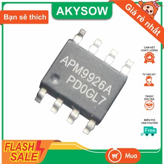 Hai kênh mosfet 9926a smd ic dán dùng cho các mạch điện tử hoặc diy
