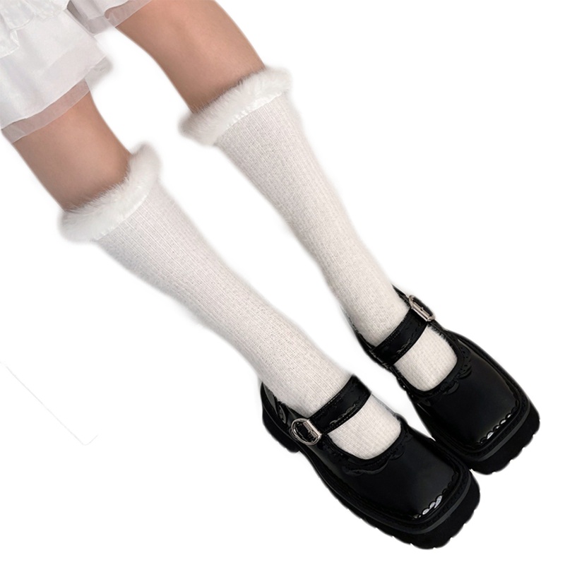 1 Đôi Tất Chân Cao Qua Gối Phong Cách Lolita Ngọt Ngào Cho Nữ