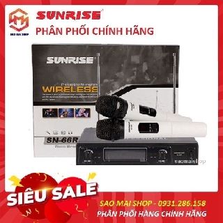[FreeShip - Tặng 2 chống lăn mic] Micro Karaoke Không Dây Sunrise