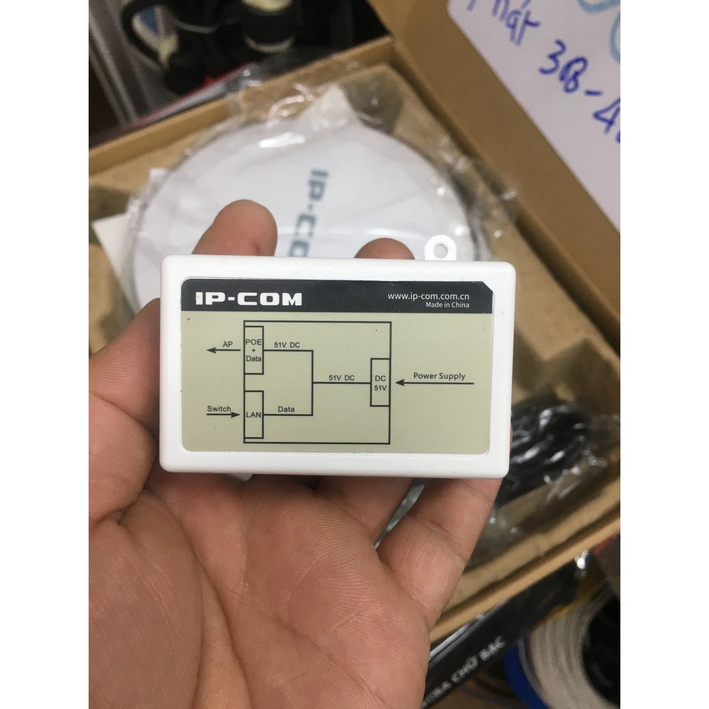 Wifi POE IP-COM AP340 lắp trong nhà, trong phòng quán cà fe nhỏ chính hãng mới 100%