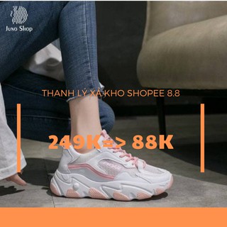 [88K] Giày thể thao nữ độn đế thoáng khí màu thời trang ,sneakers ULzzang năng động và cá tính hot trend