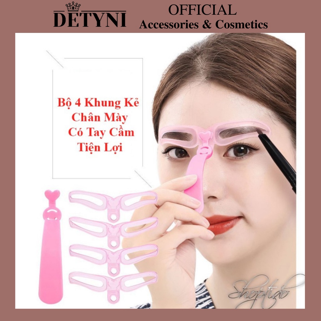 Bộ 8 Khung Kẻ Chân Mày Magic [GIÁ CỰC RẺ]  Cầm Tay Siêu Tiện Lợi | BigBuy360 - bigbuy360.vn
