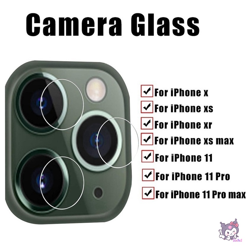 Kính Cường Lực Bảo Vệ Camera Cho iPhone Se 2020 11 Pro Max Xs X Xr 6 6s 7 8 Plus