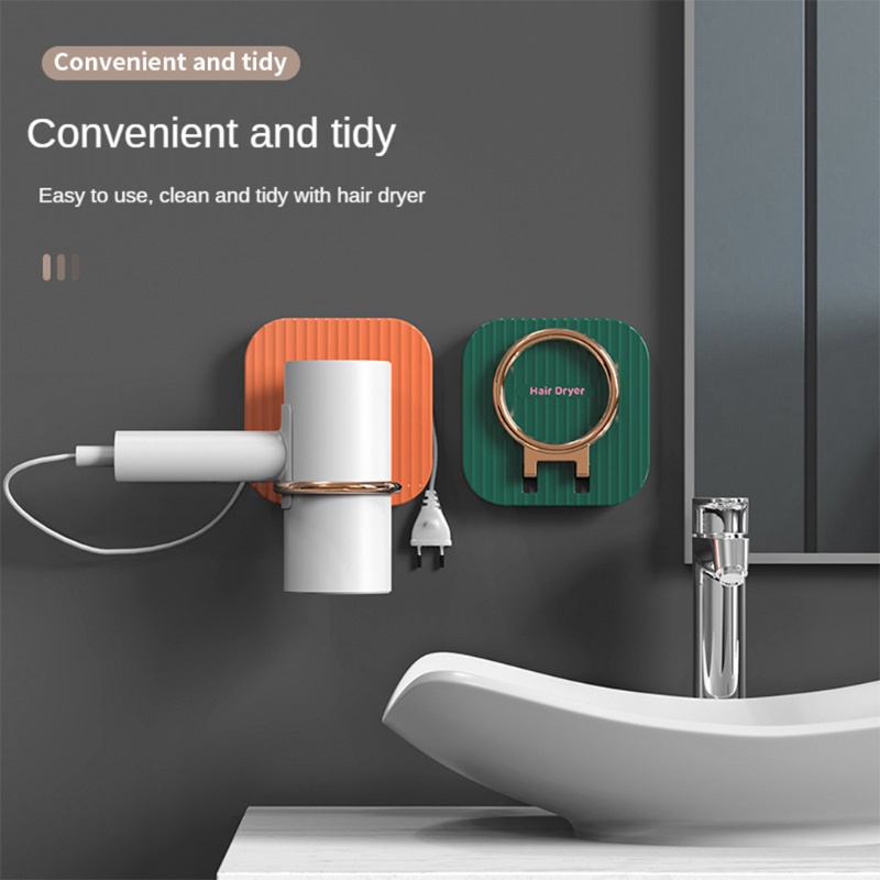 Giá Đỡ Máy Sấy Tóc Gắn Tường Có Thể Gập Lại Tiện Dụng Cho Phòng Tắm Khách Sạn