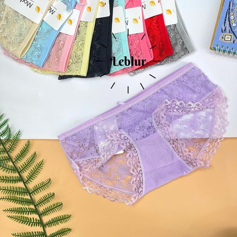 Quần lót ren xuyên thấu, quần chip gợi cảm,bắt mắt, Leblur shop