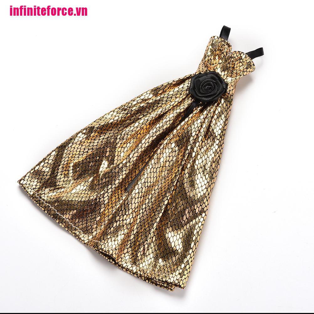 1 Đầm Múa Ba Lê Họa Tiết Da Cá Sấu Cho Búp Bê Barbie