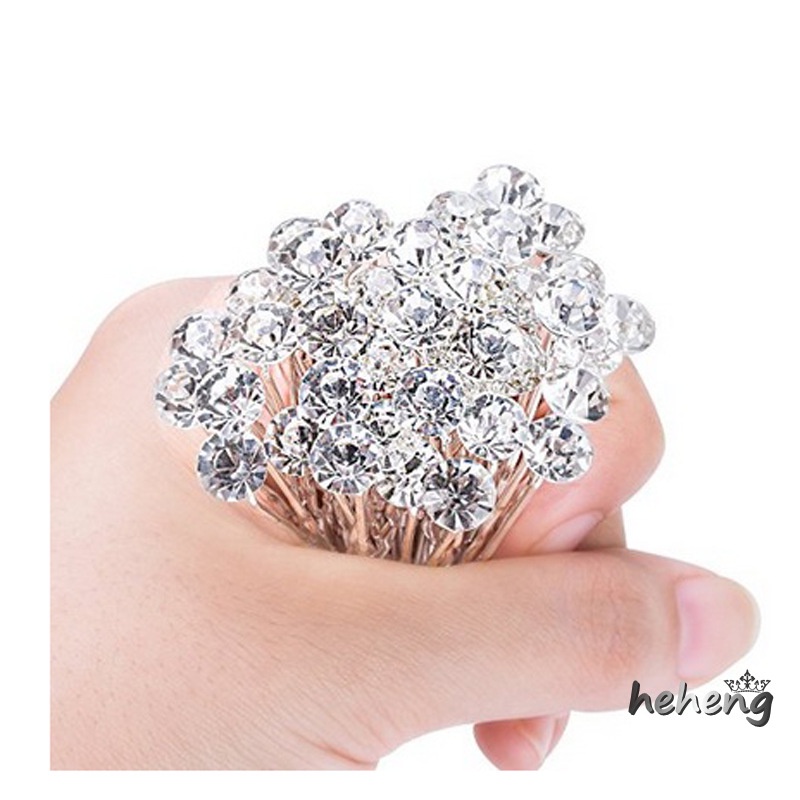 Trâm Cài Tóc Dáng Chữ U Đính Ngọc Trai Nhân Tạo Cho Cô Dâu