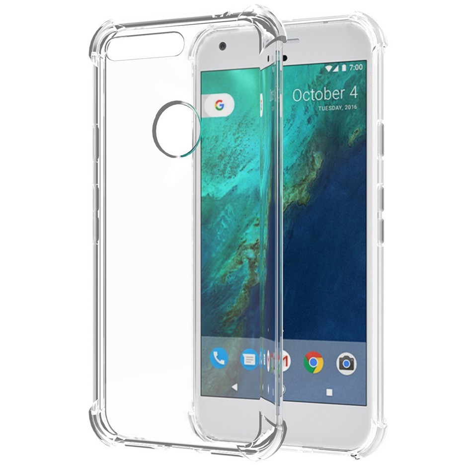 Ốp điện thoại trong suốt cho Google Pixel 1 2 3 XL 3 Lite 3 XL Pixel 4 4 XL