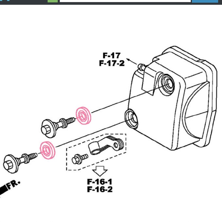 Gioăng Cao Su Đầu QUY LÁT wave 110,s110,rsx110 và trất nhiều dòng xe honda hàng chính hãng