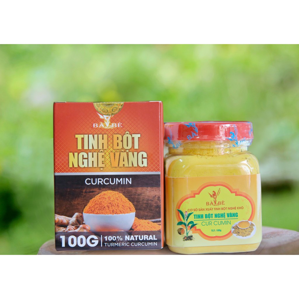 Tinh Bột Nghệ Vàng Bà Bé (Lọ 100g)