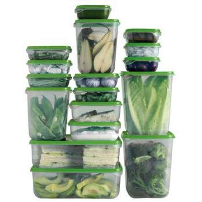 Set 17 hộp nhựa đựng thực phẩm an toàn có nắp