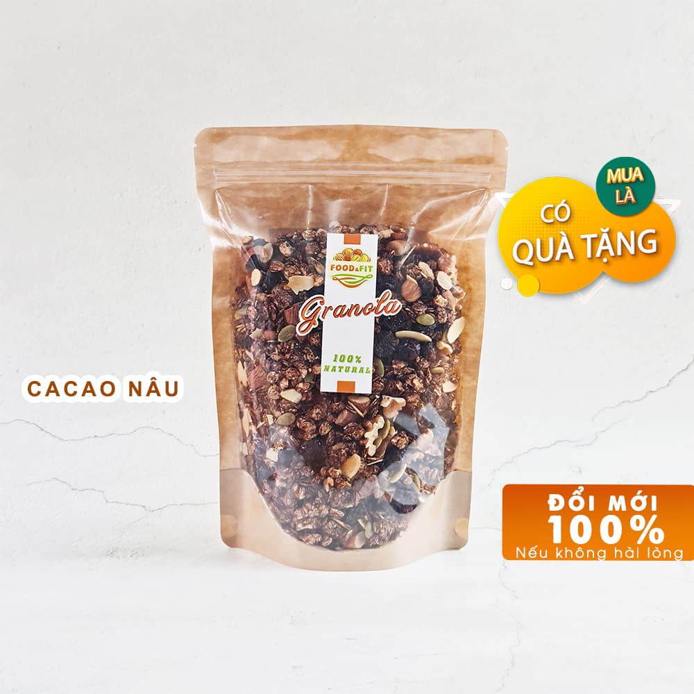 GRANOLA ngũ cốc ăn kiêng không đường vị cacao | BigBuy360 - bigbuy360.vn