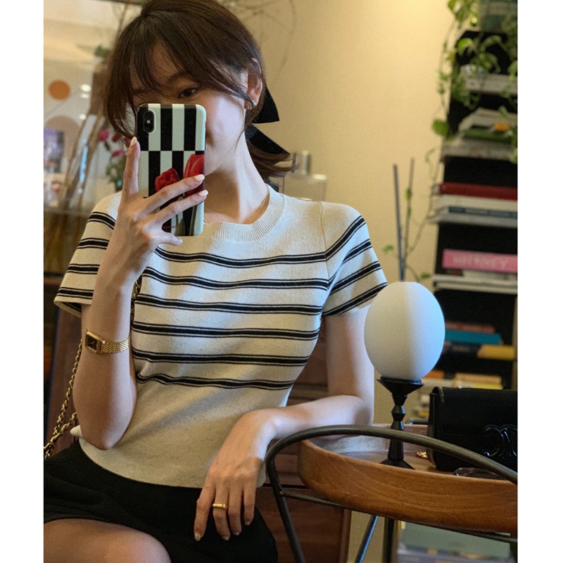 NRVP Áo Trễ Vai NgắN Tay ThờI Trang Cho Nữ