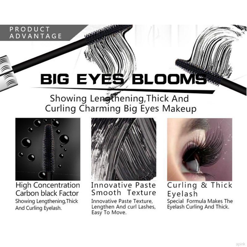 Mascara QiBest Màu Đen Chống Thấm Nước Lâu Trôi Chuốt Dài Và Cong Mi